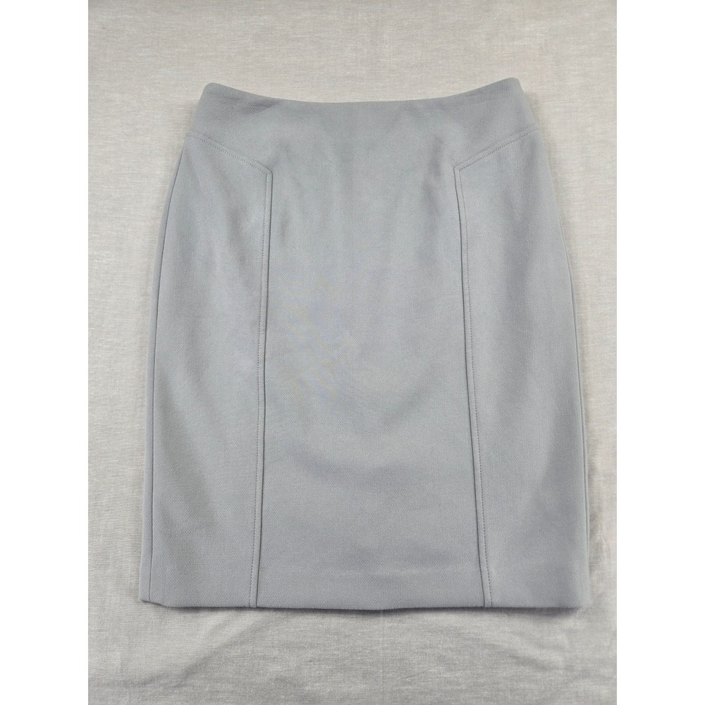 Halogen Womens Light Blue Gray Textured Stretch Pencil Skirt Size 6